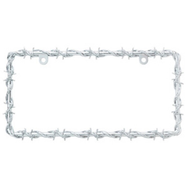 Barbed Wire License Plate Frame