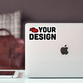 Die-Cut Custom Laptop Sticker