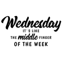 Wednesday. It S Like A Middle Finger Of The Week Sticker