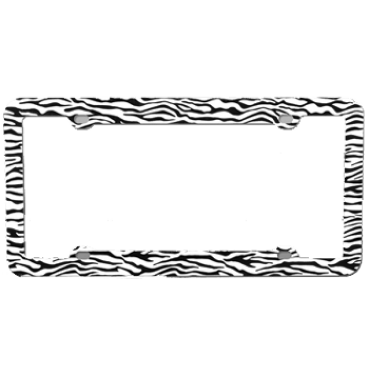 Zebra White and Black Plastic Frame